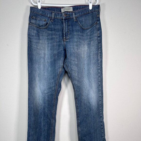 Wrangler Other - Wrangler Denim Jeans Men's "34" SLIM STRAIGTH Leg Blue Medium Wash Work Casual